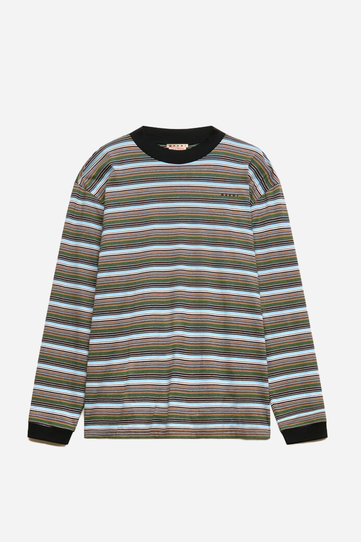 Multicolour Striped Long-Sleeved T-shirt