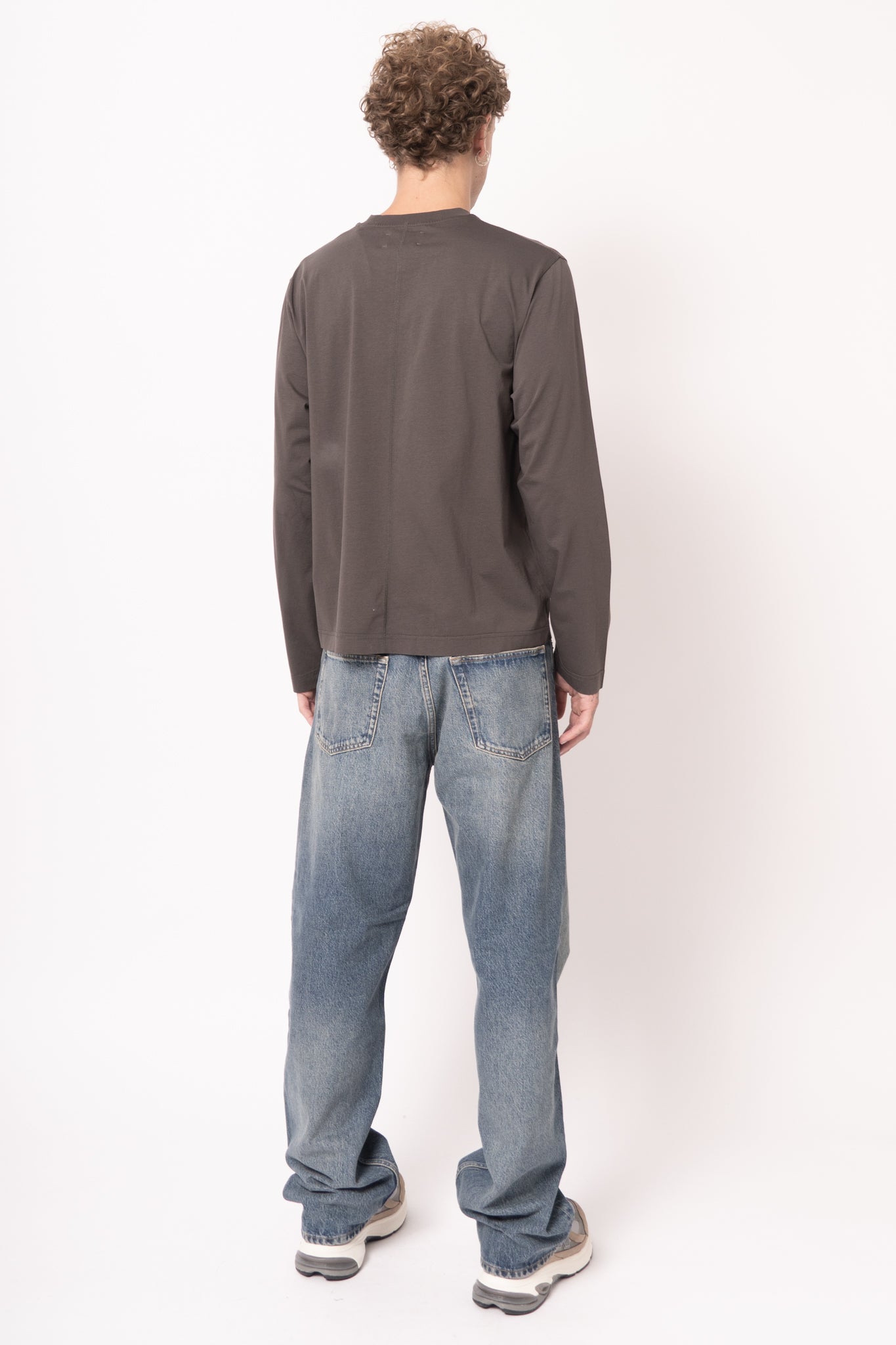 Seam L/S Tee Grey