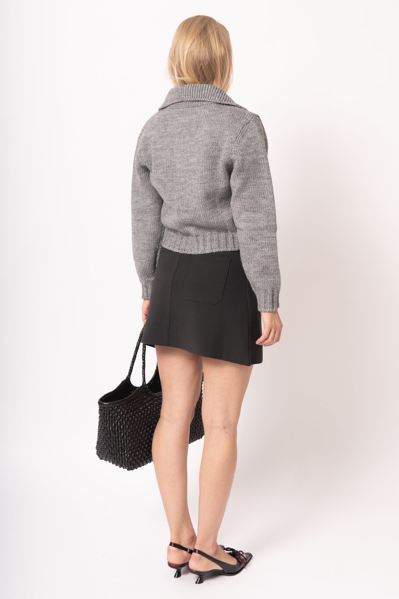 Lay3 Mini Skirt Anthracite