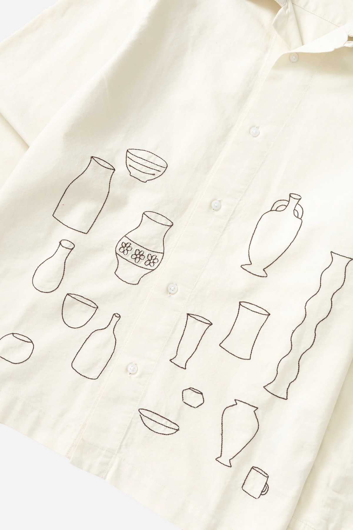 Ceramic Resort Shirt Off White