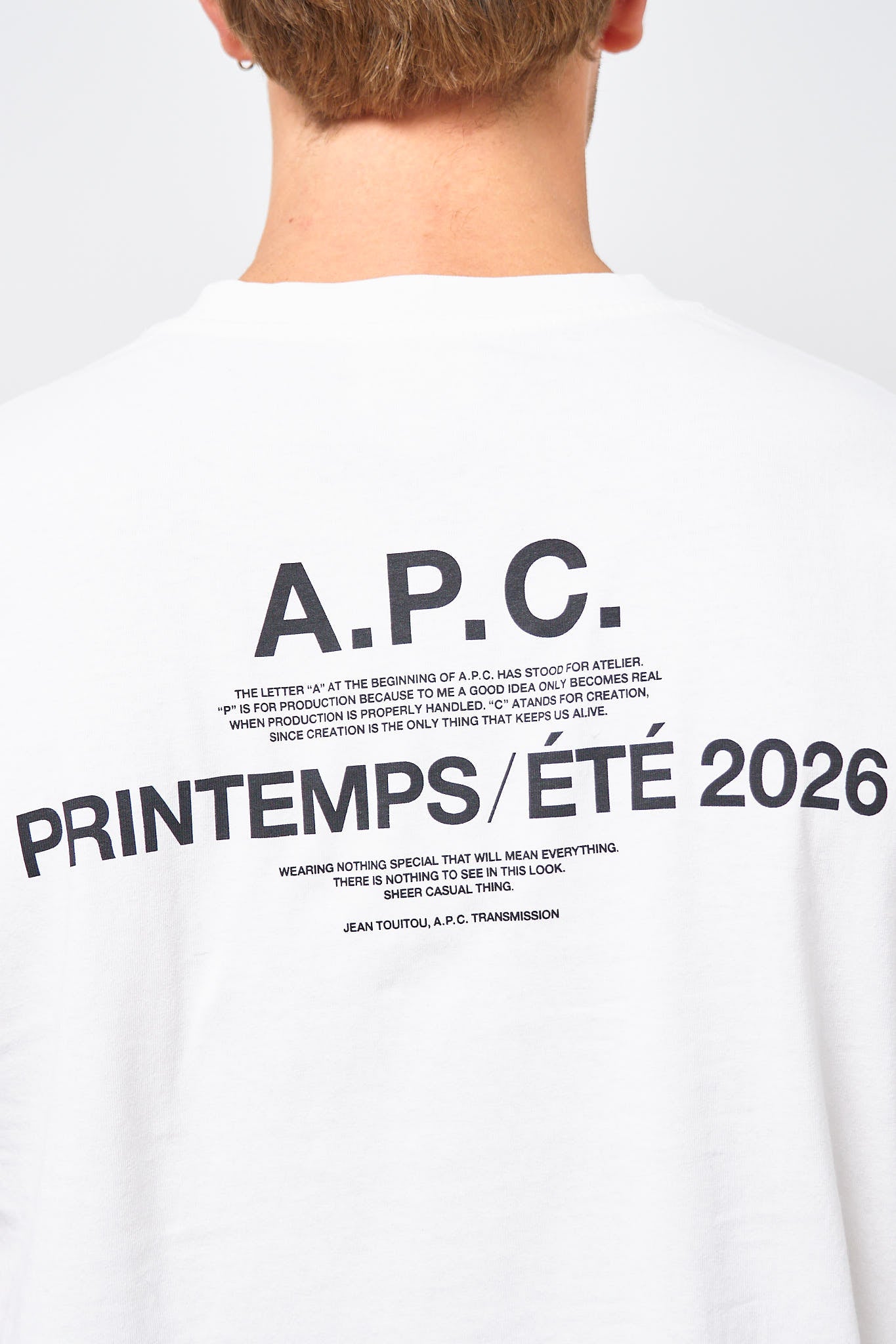 APC Logo T-Shirt Off White