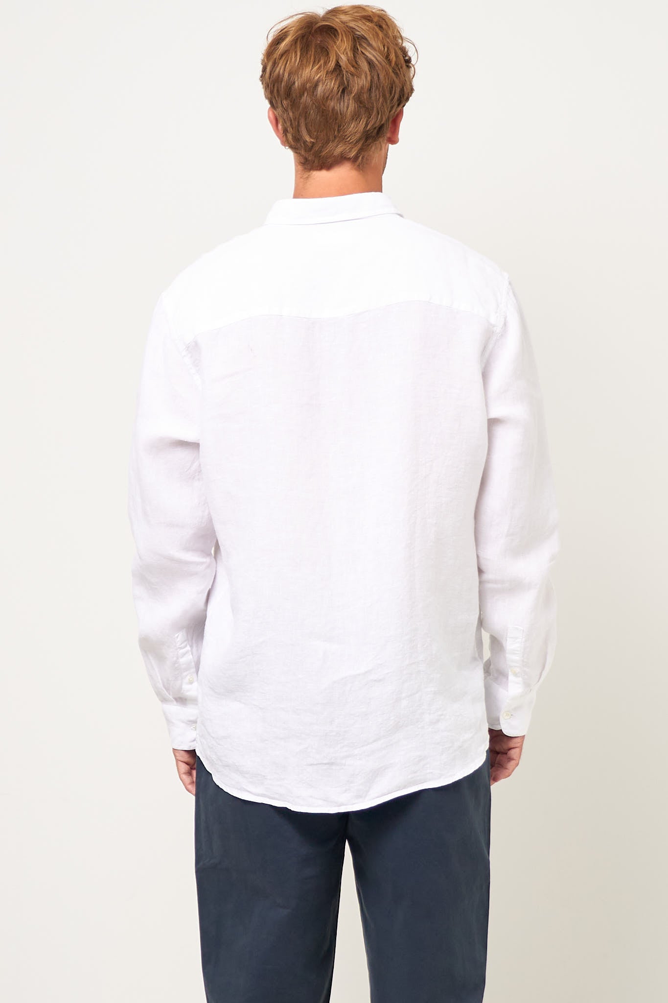 Brook Shirt Linen Optic White