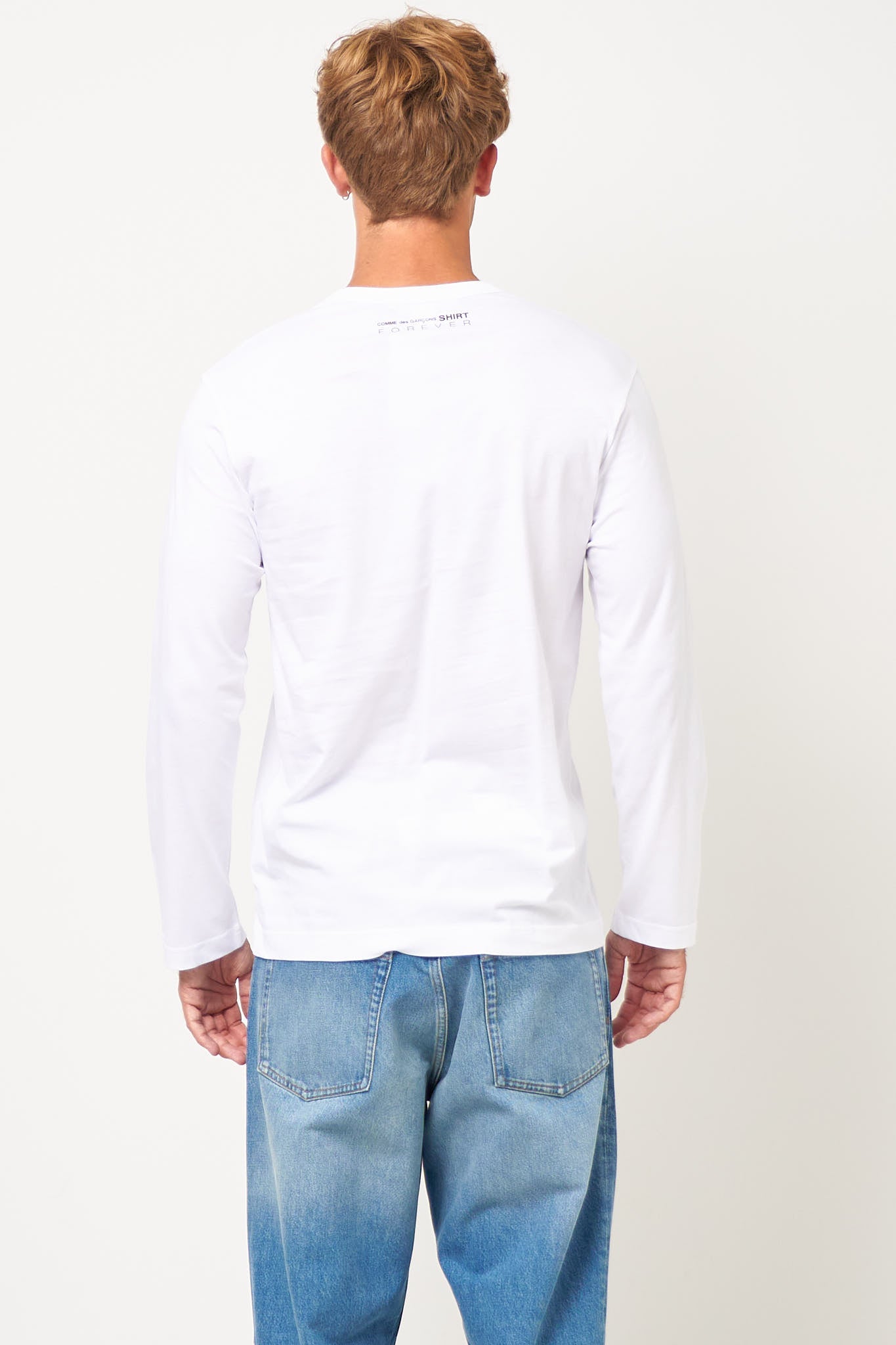 CDG Forever L/S T-Shirt White