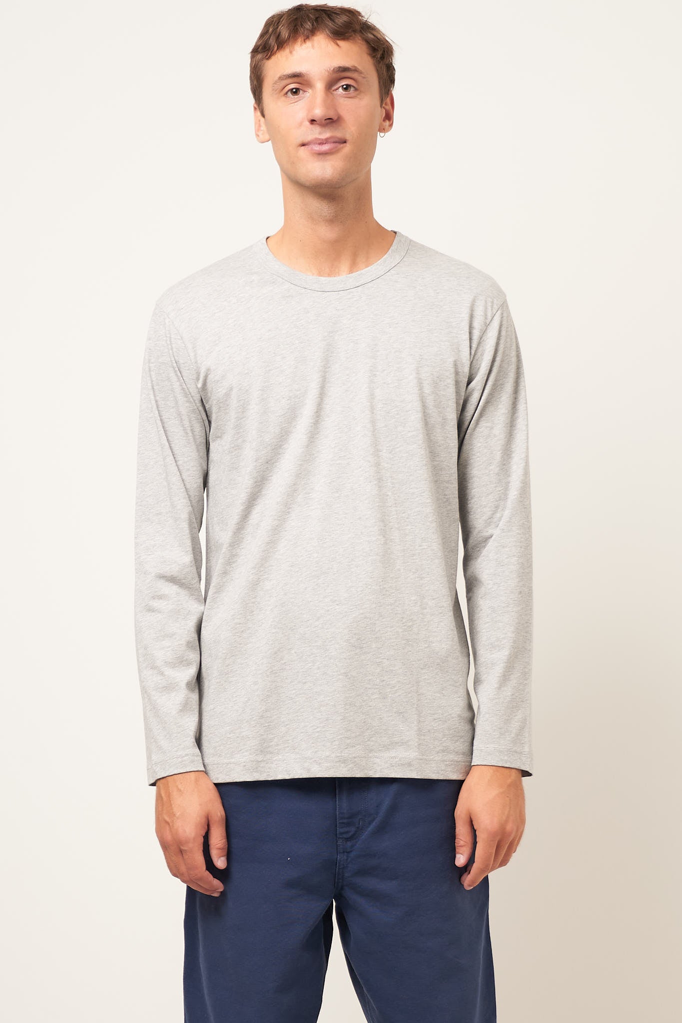 Comme des Garcons SHIRT CdG Forever Long Sleeve T Shirt Top Grey