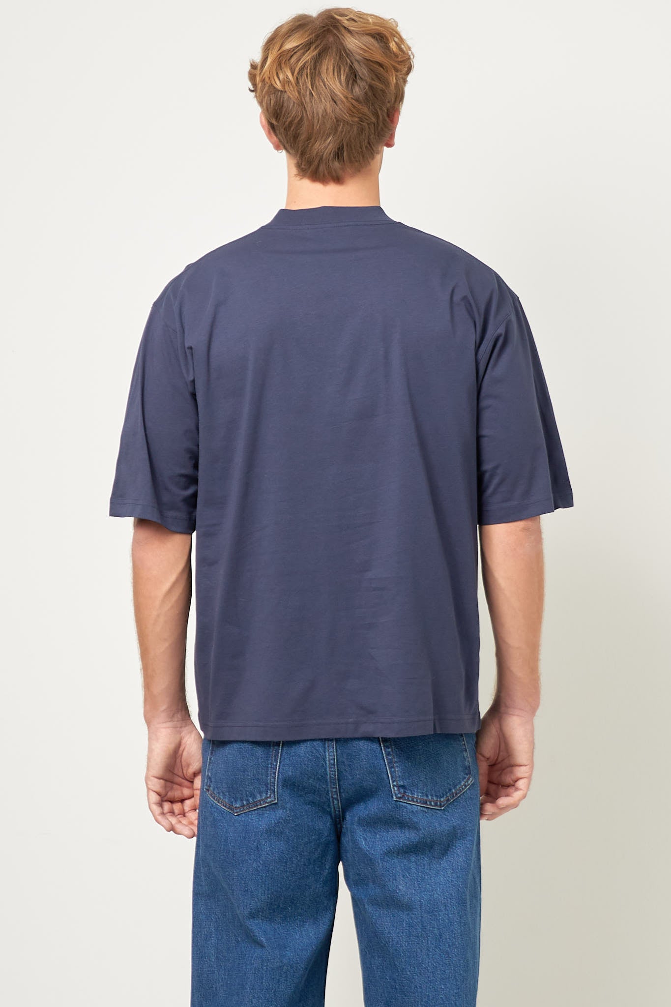 Cotton Logo T-Shirt Blublack