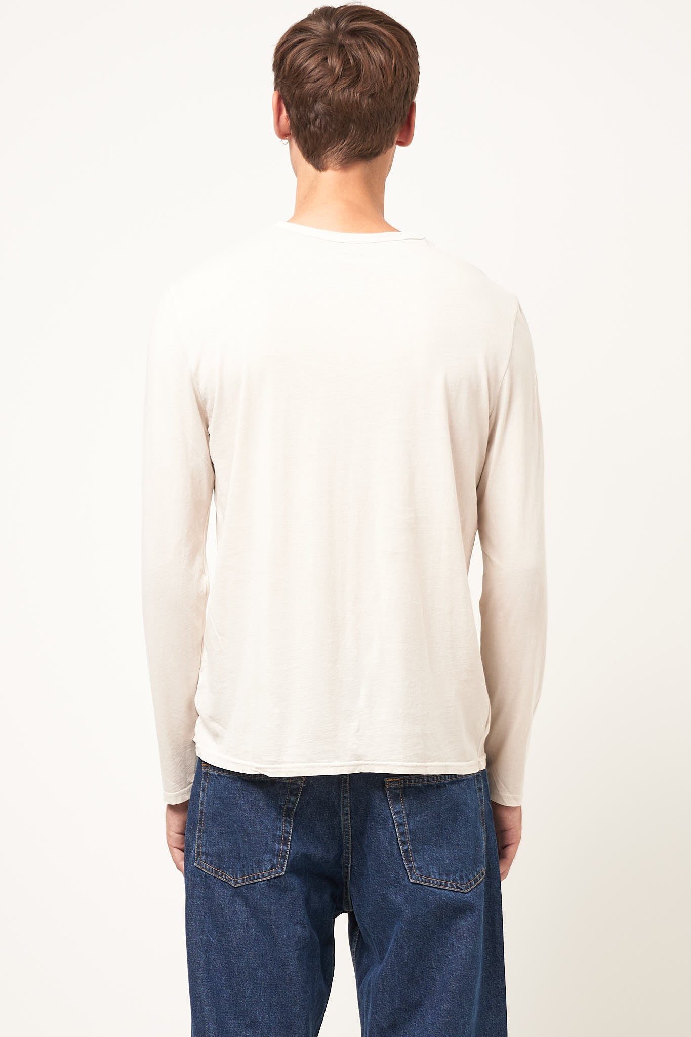 Devon L/S T-Shirt Vintage Ecru