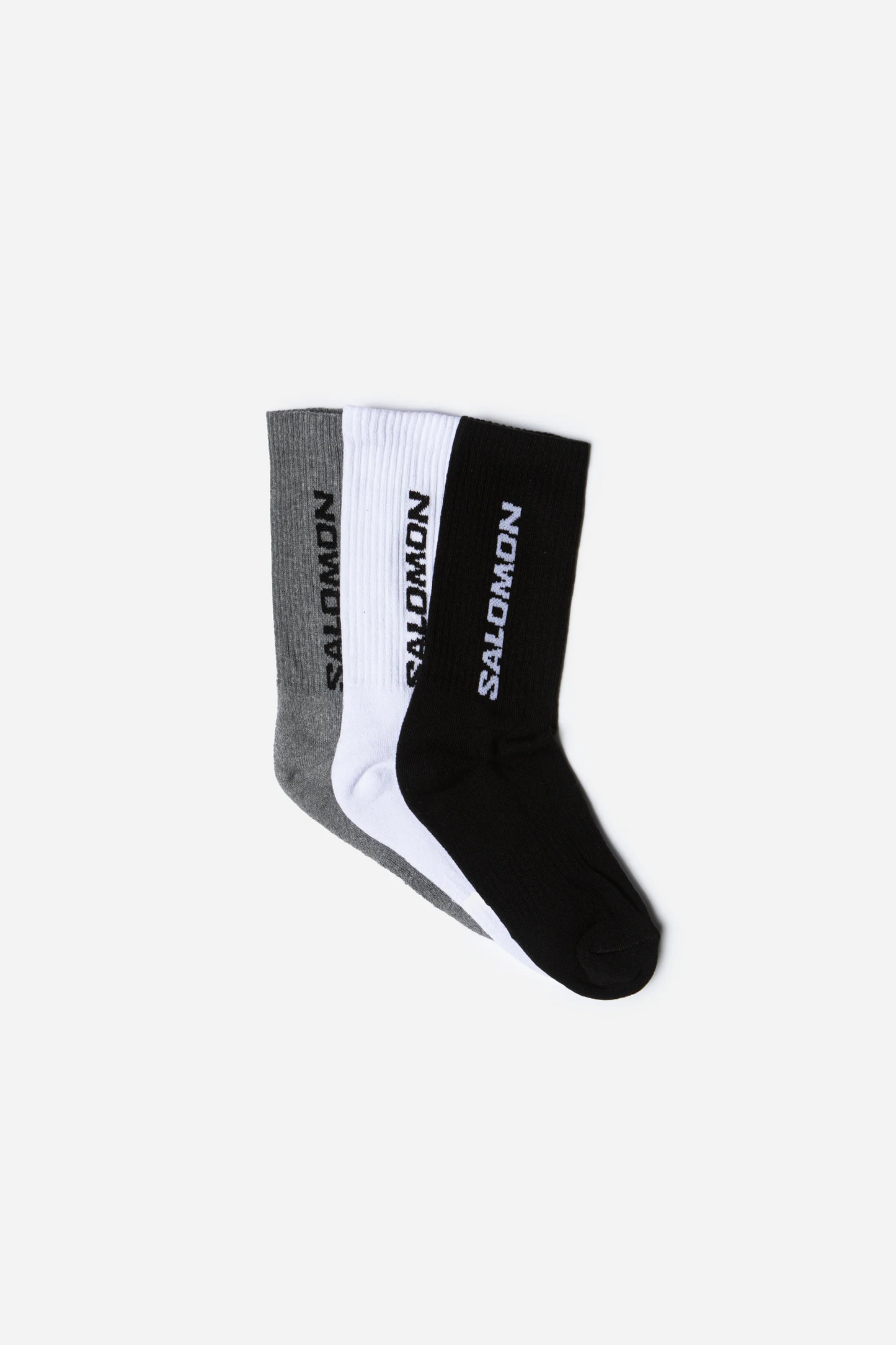 Everyday Crew 3-Pack Black/White/Grey Melange