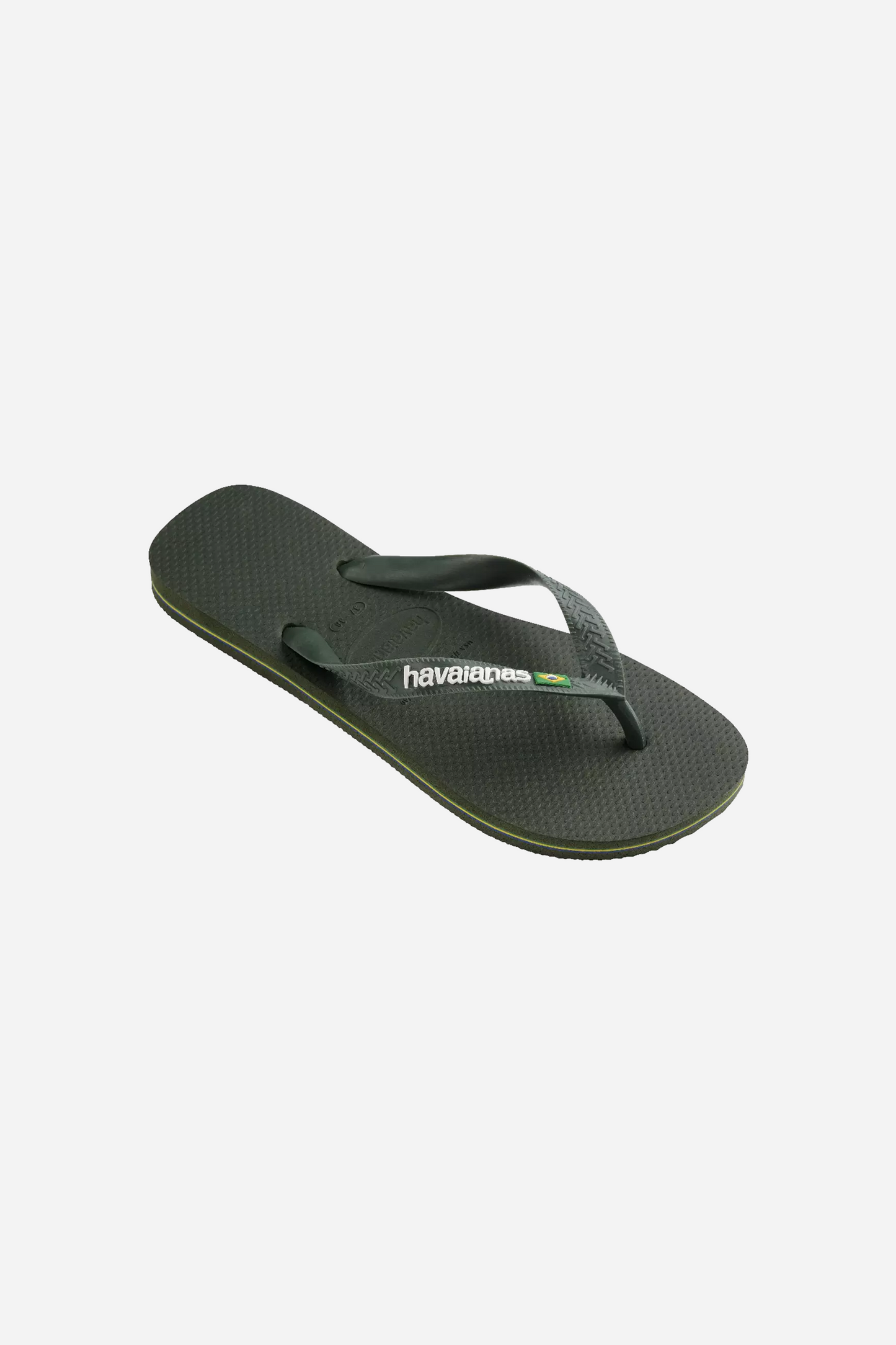 Havaianas Brasil Logo Green Olive