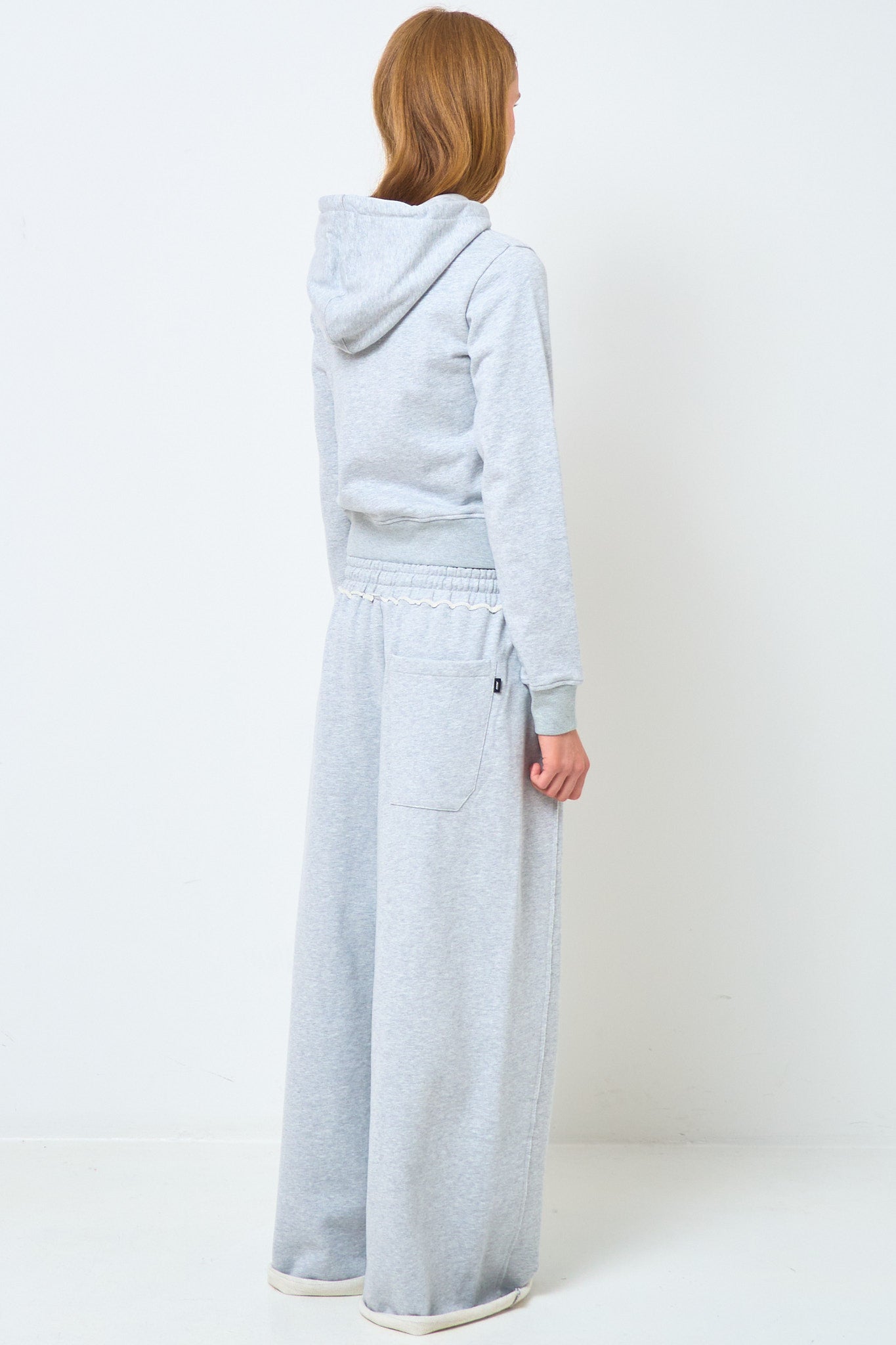 Lauren Tight Fit Hoodie Grey