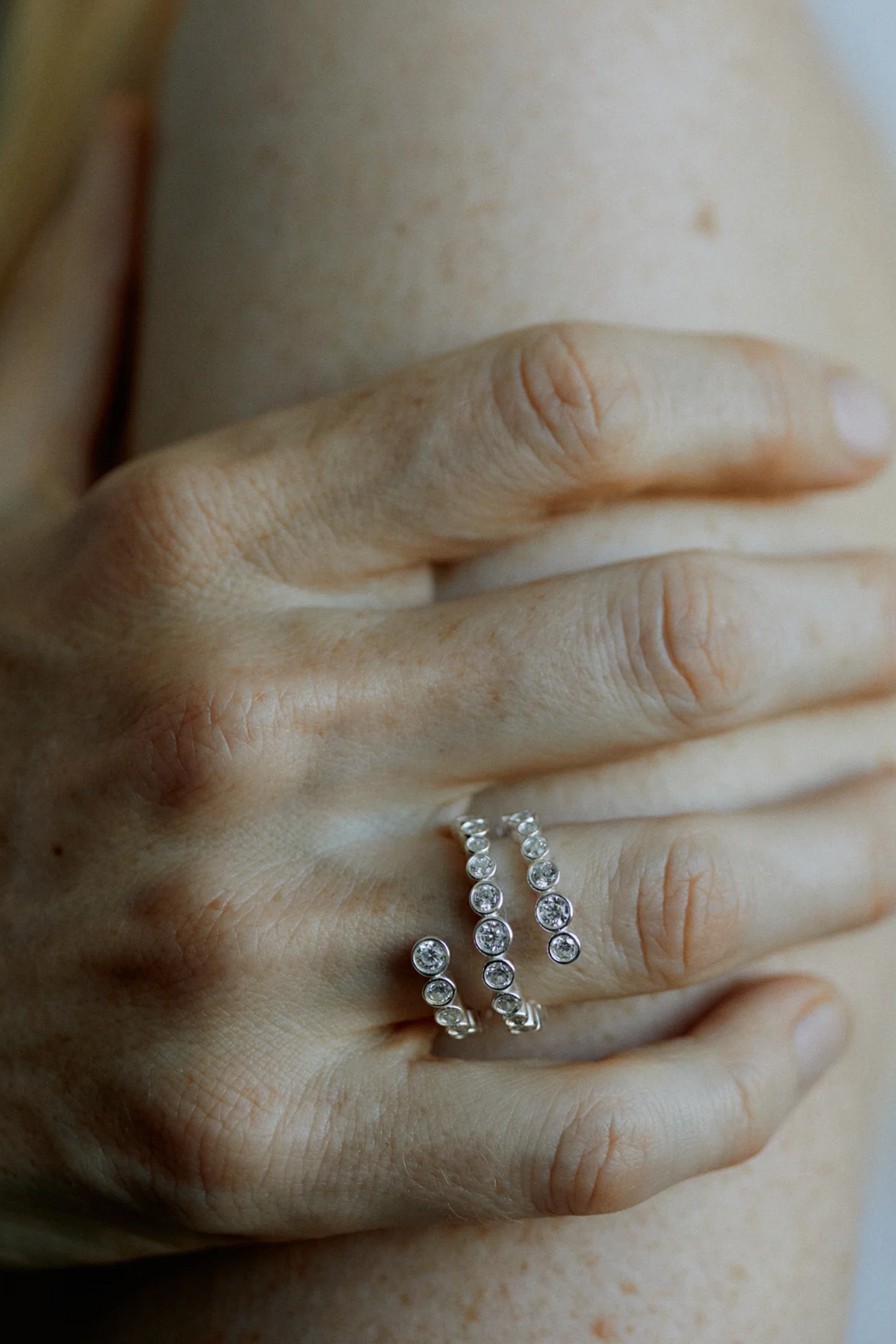 Odette Spiral Ring Silver