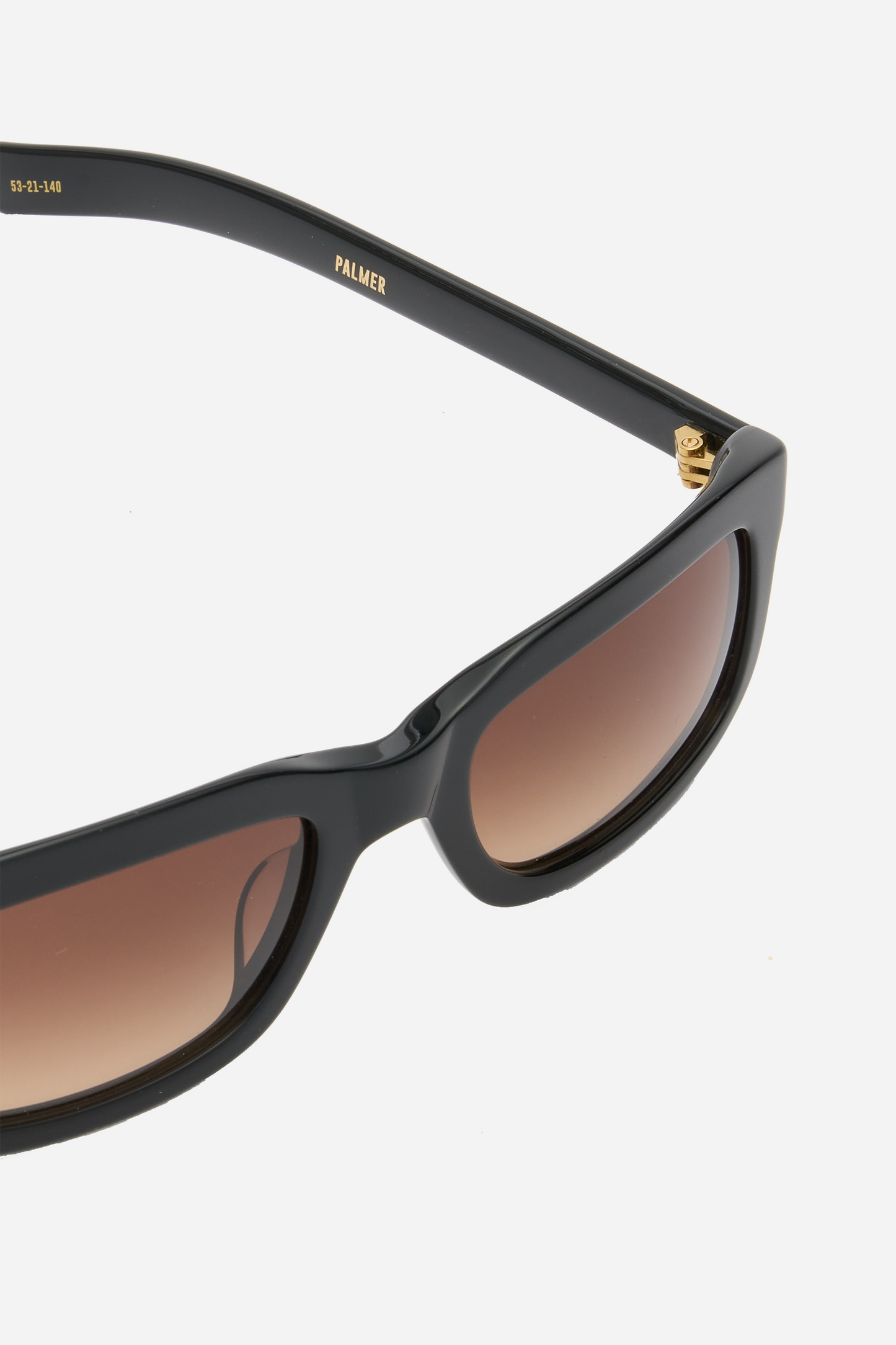 Palmer Solid Black/Brown Gradient Lens