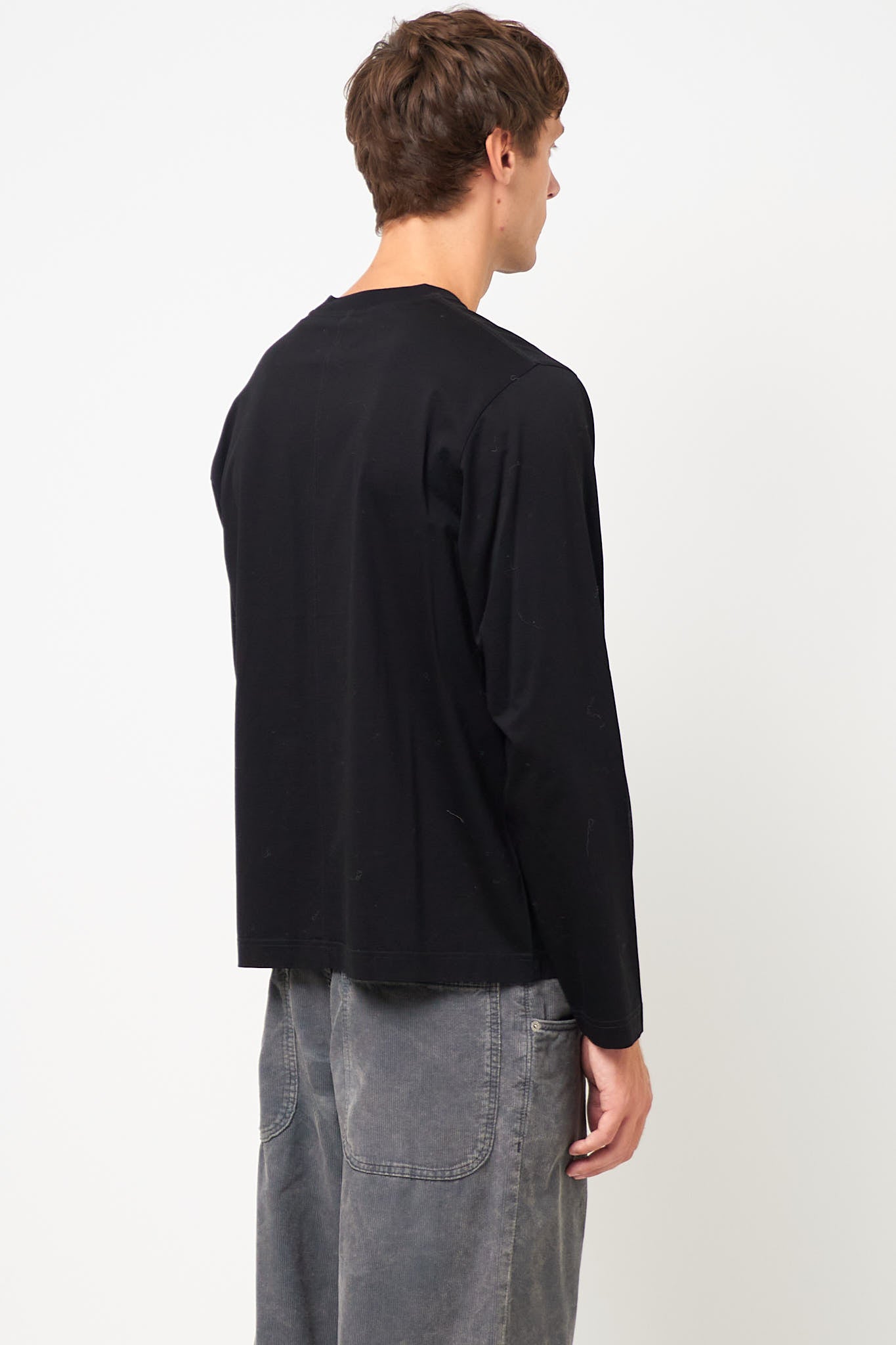 Seam L/S Tee Black