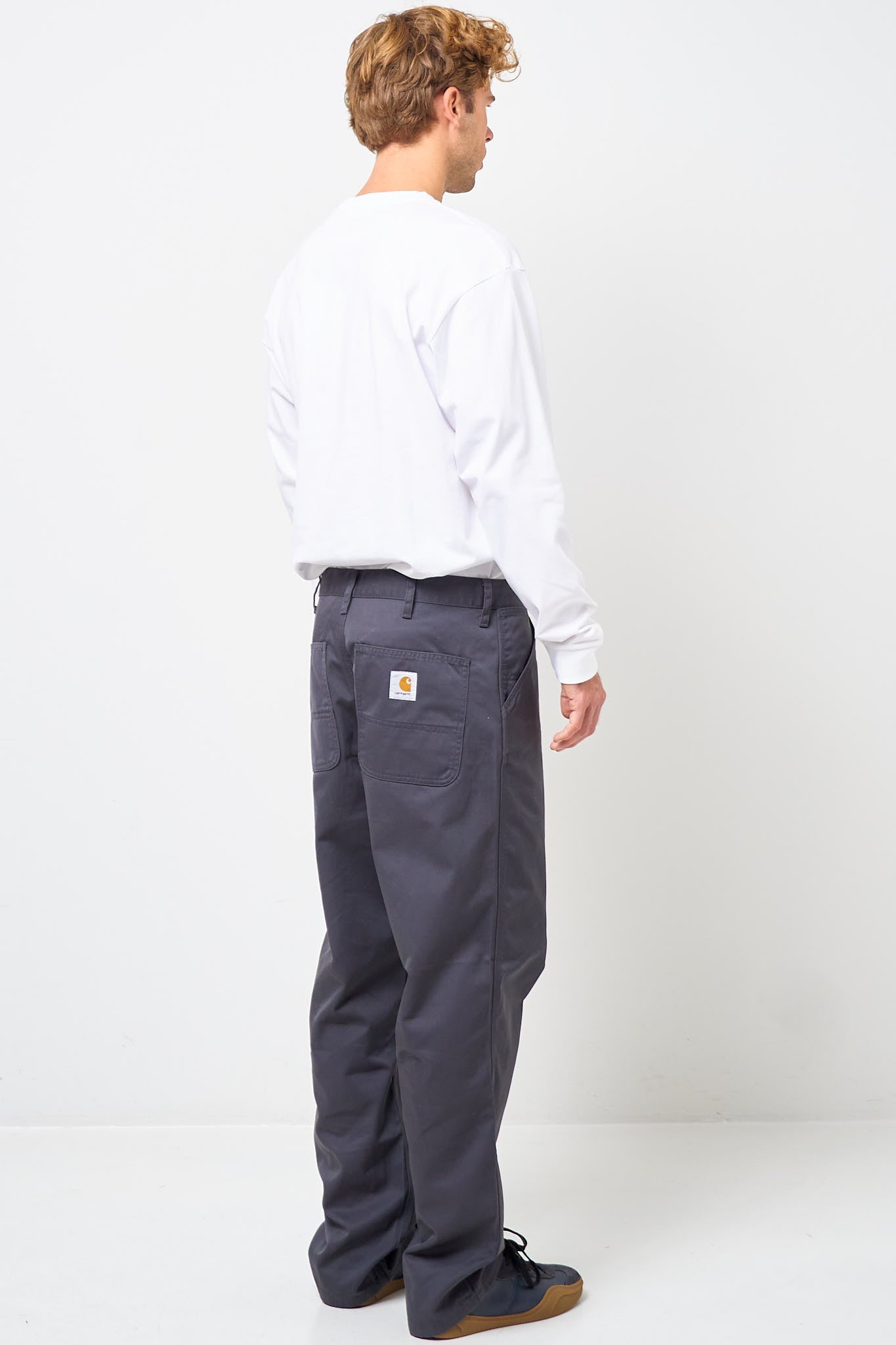 Simple Pant Graphite Rinsed