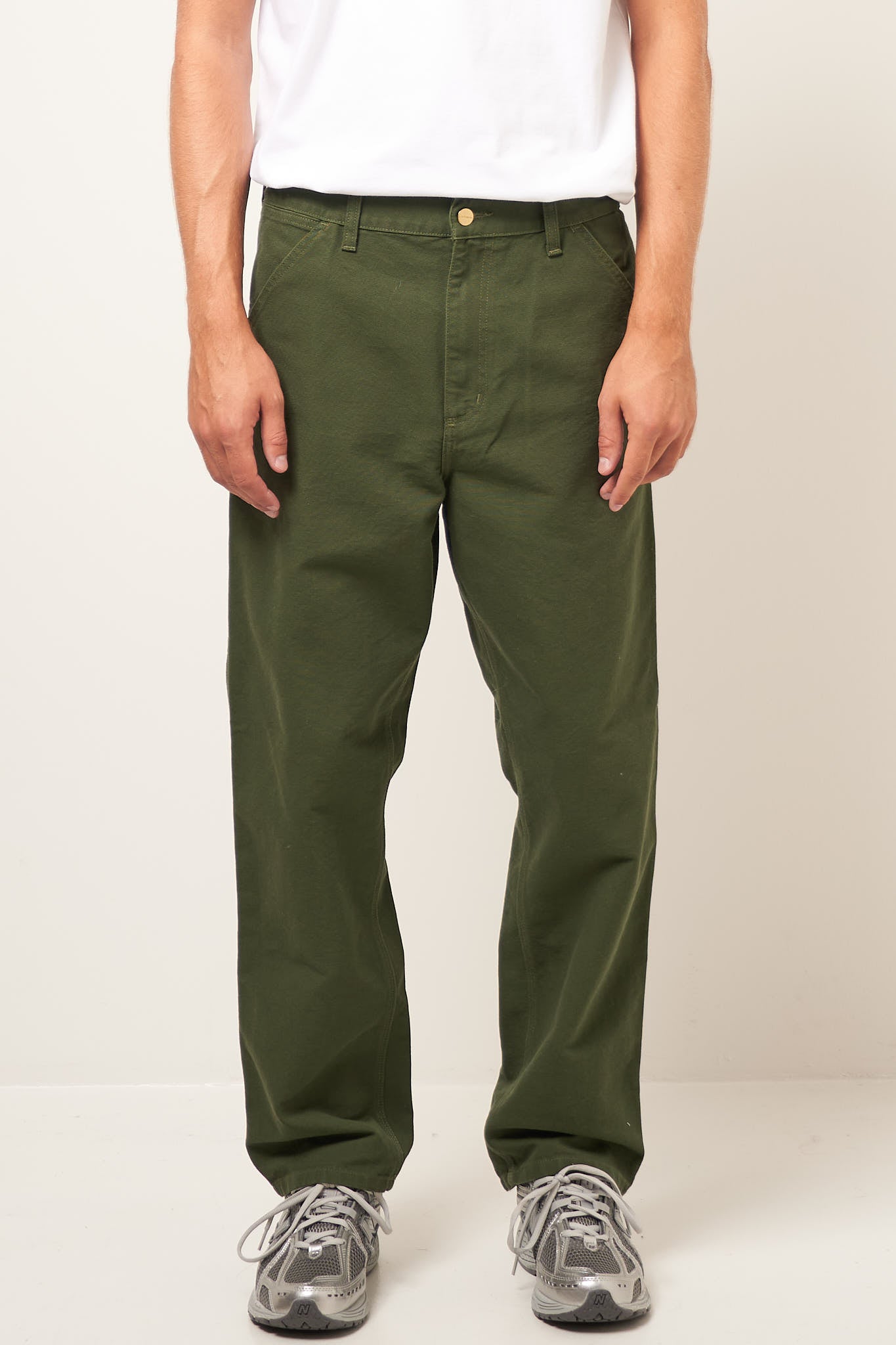 Carhartt WIP - Single Knee Pant Tarragon Rinsed