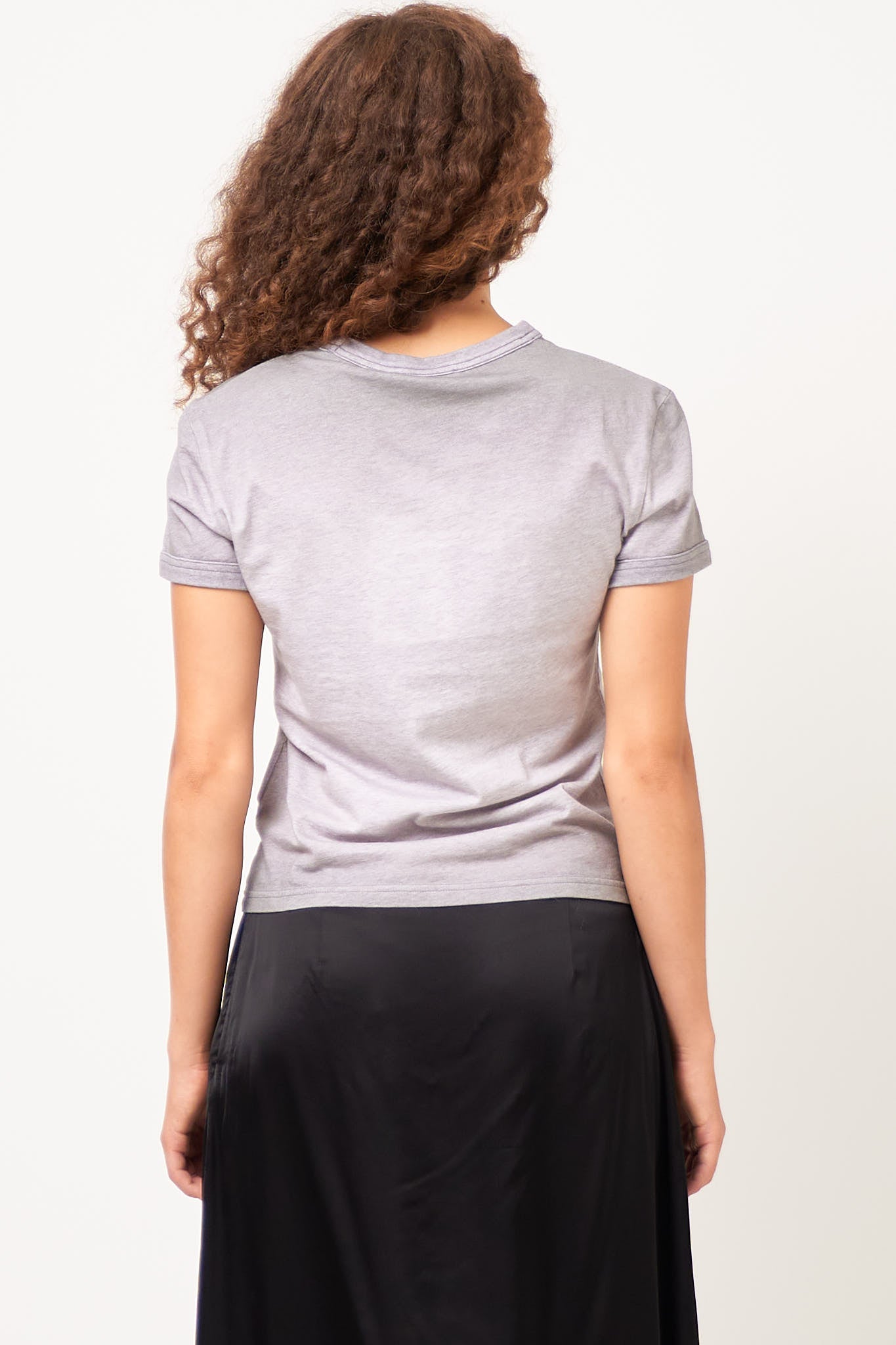 Sprayed Vintage Logo T-Shirt Gray Melange