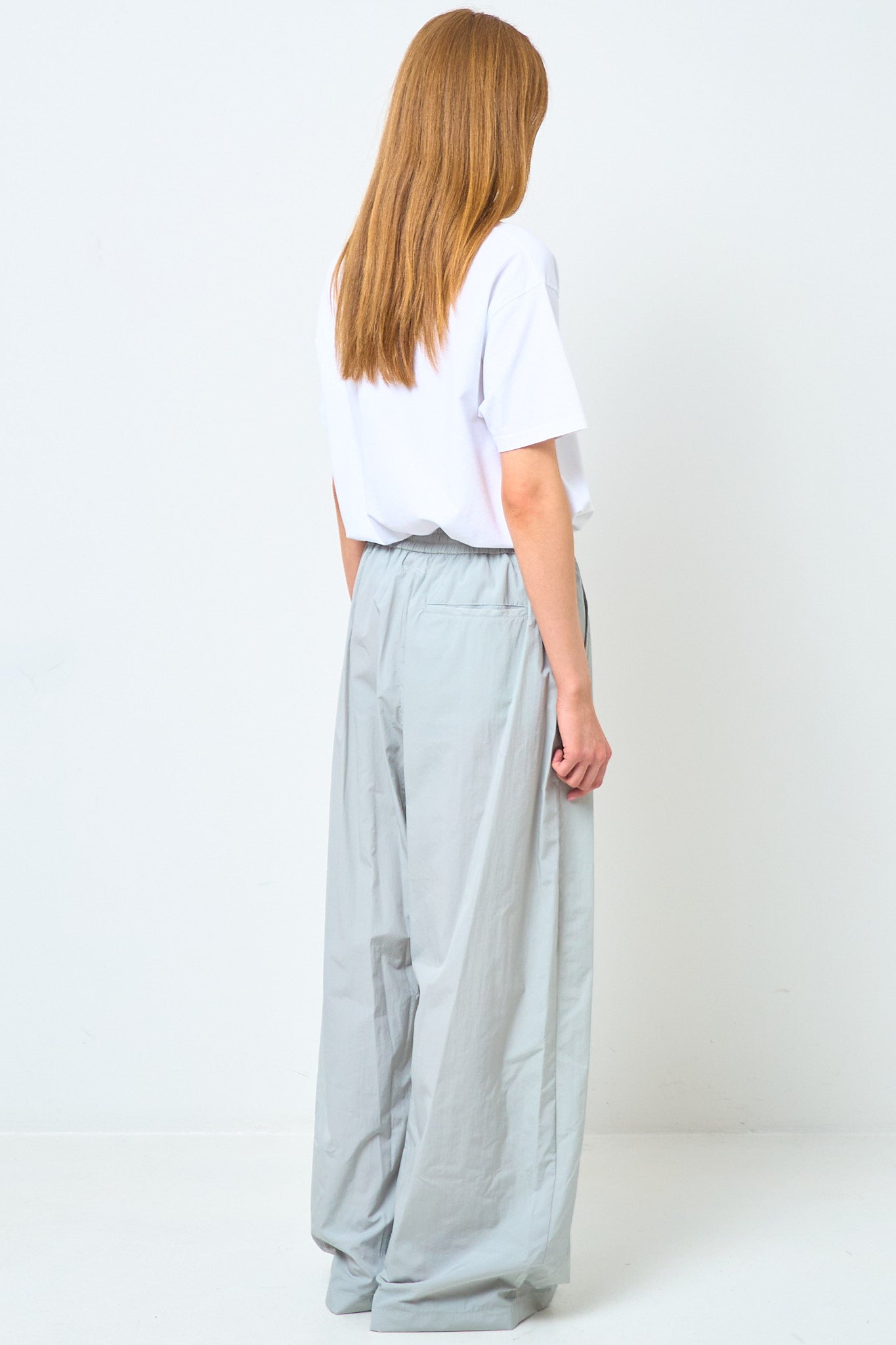 Straight Leg Track Pants Grey