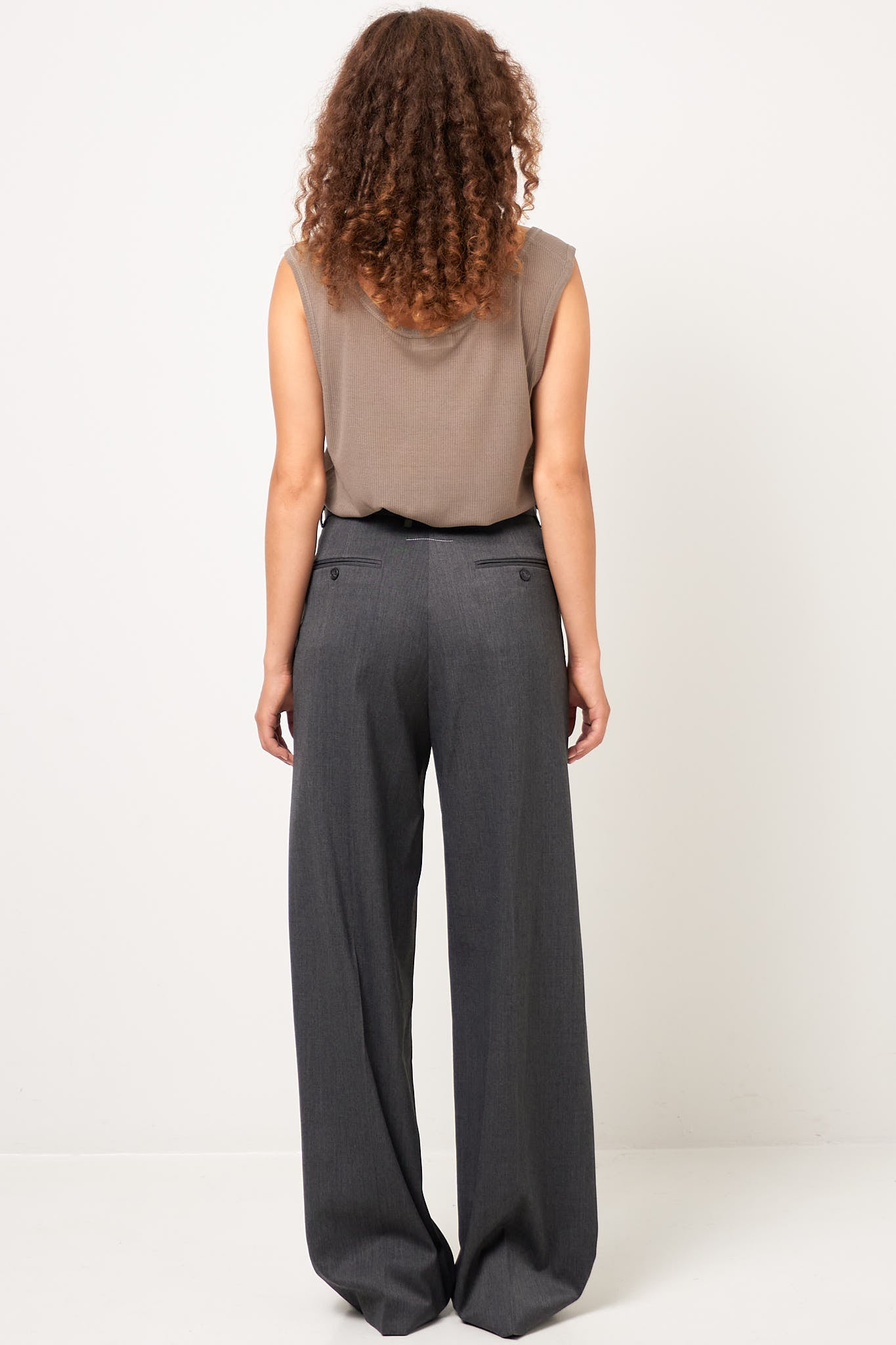 Suit Pants Dual Pocket Grey