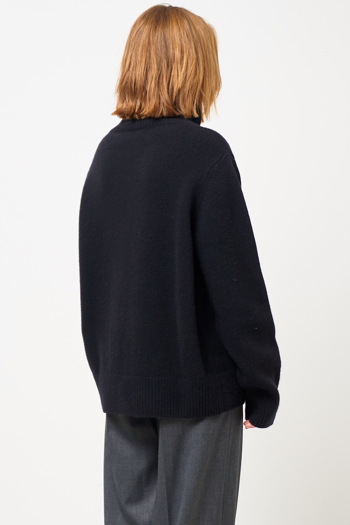 Visse Roll Neck Sweater Black