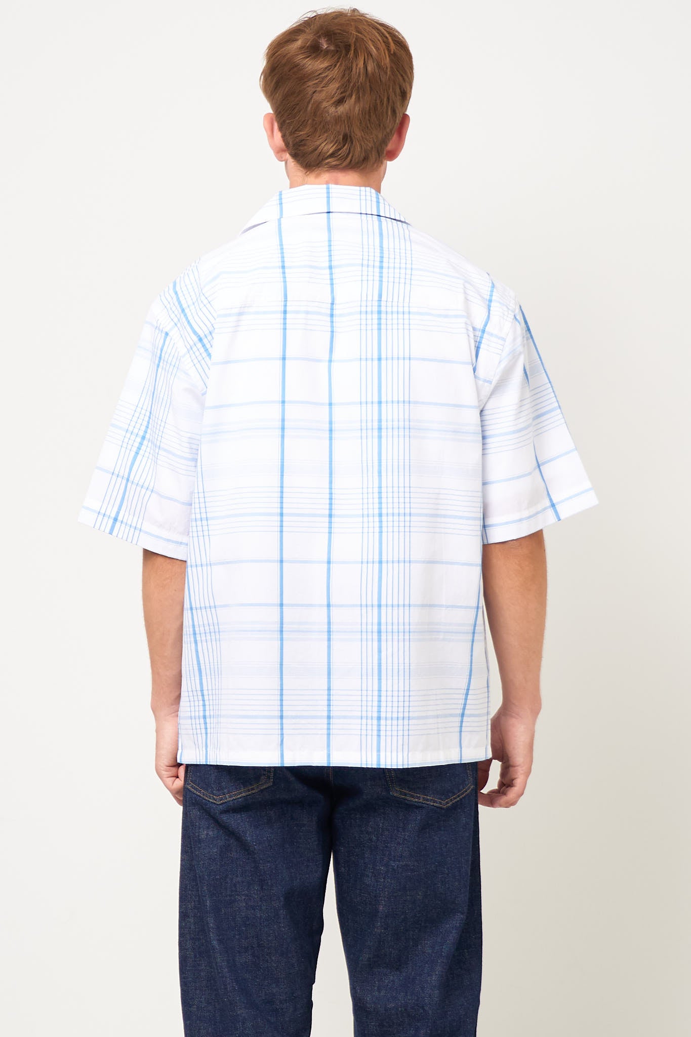 Yarn Dyed Bowling Shirt Lily White