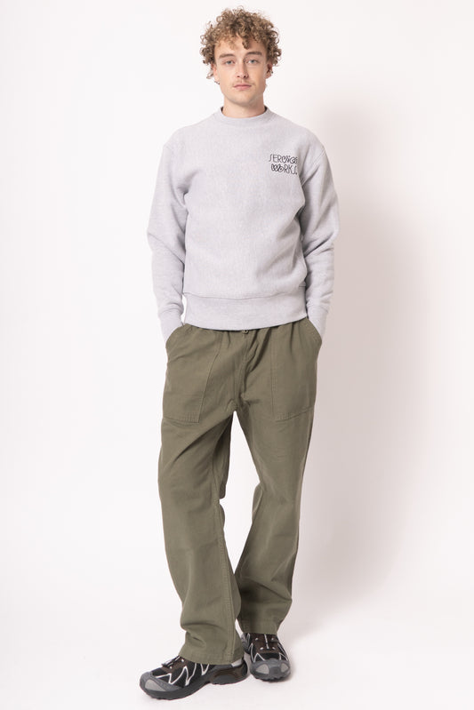 Double Vision Crewneck Heather Grey