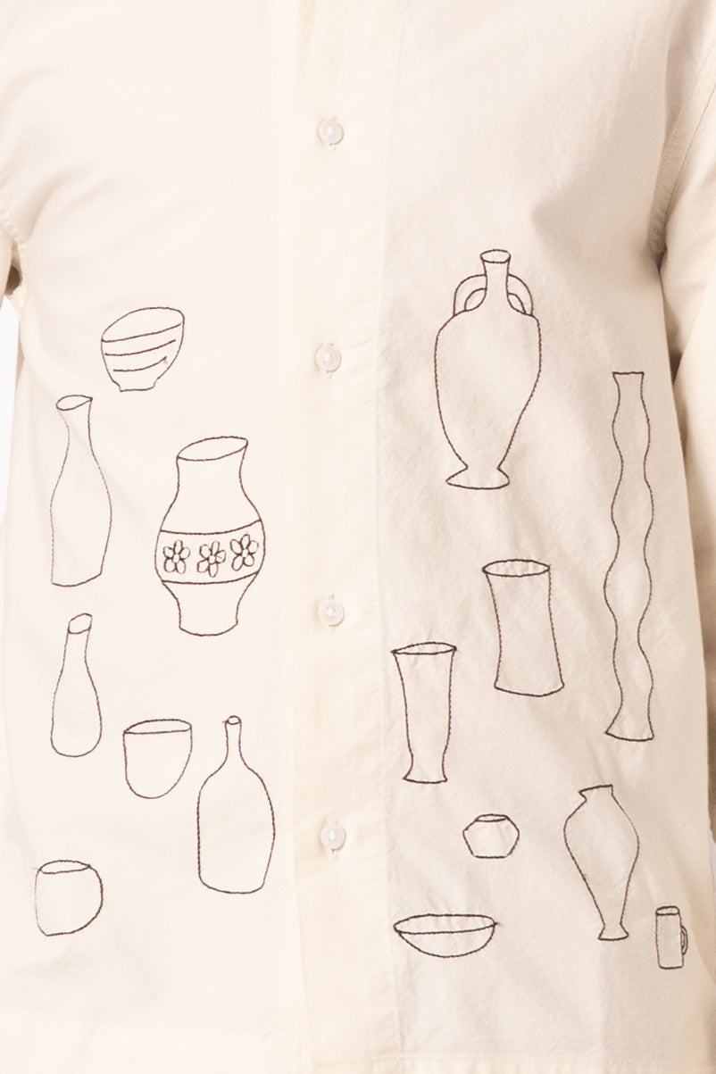 Ceramic Resort Shirt Off White