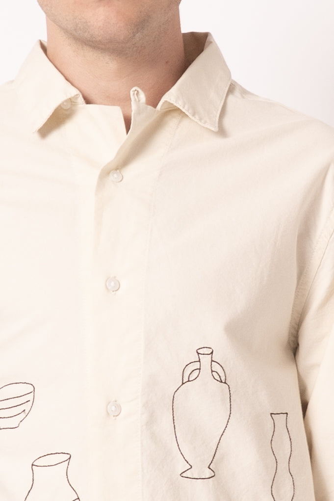 Ceramic Resort Shirt Off White