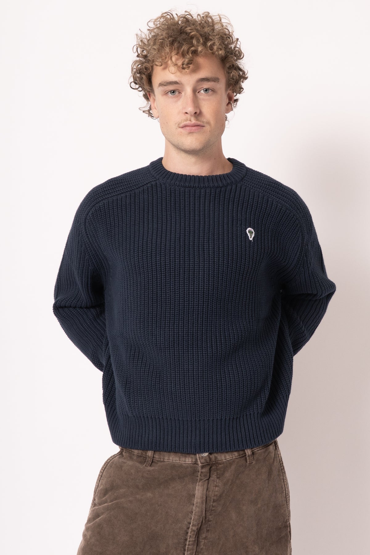 Artichoke Chunky Knit Navy