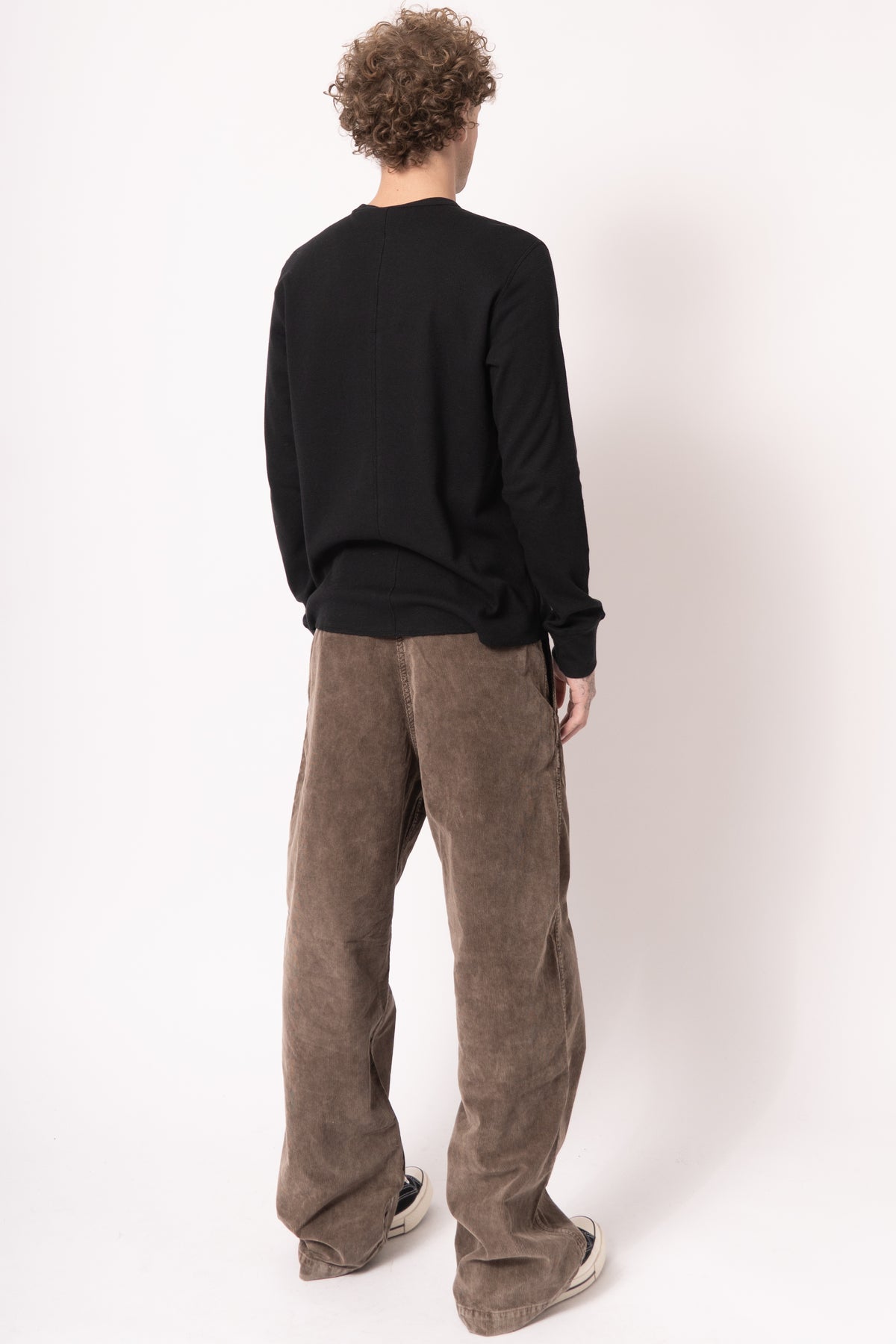 WOOL WAFFLE TEE LS