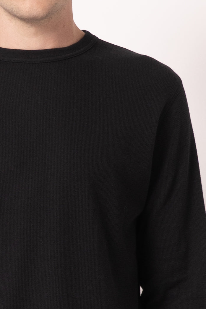 WOOL WAFFLE TEE LS
