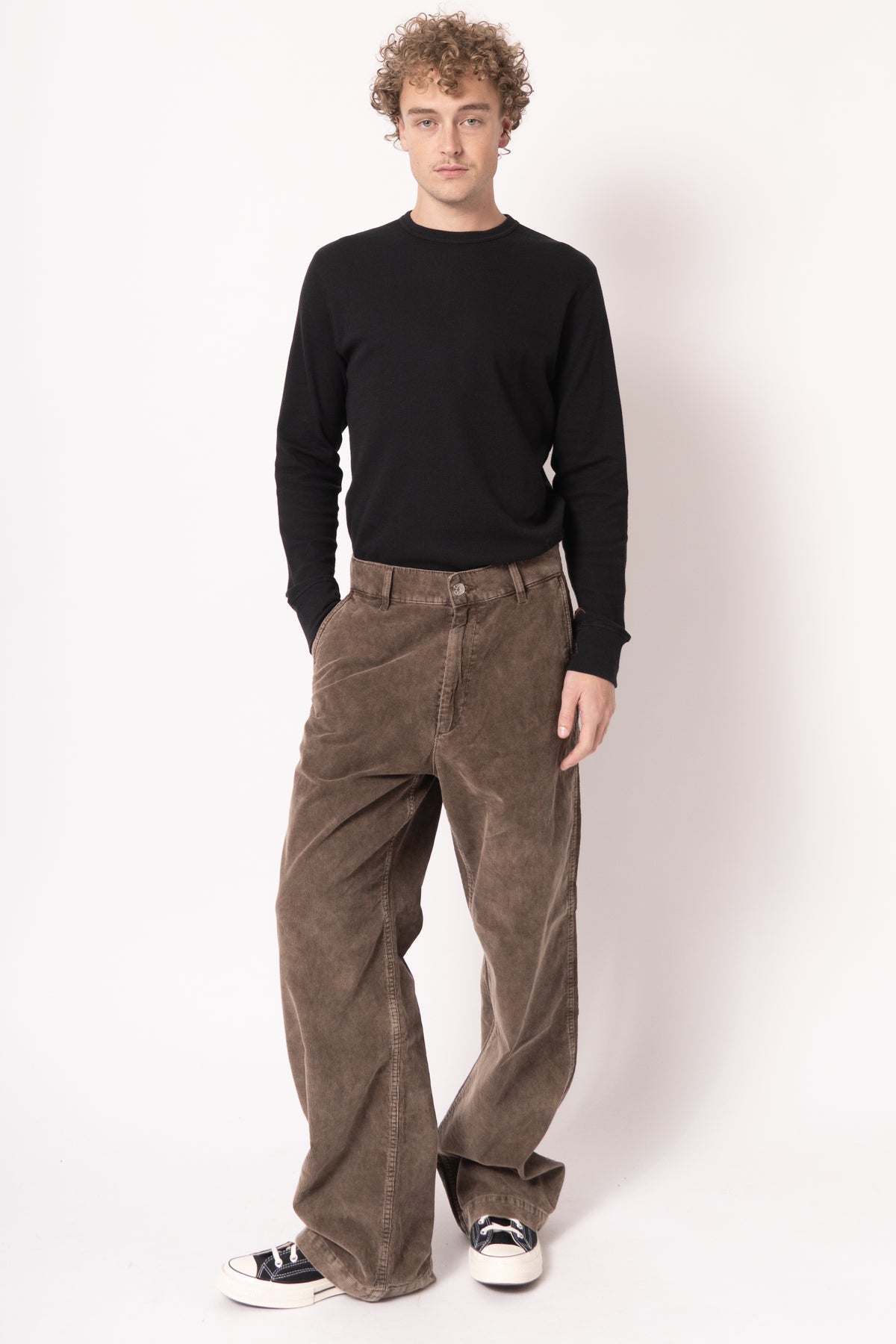 Wide Chino Cord Old Brown