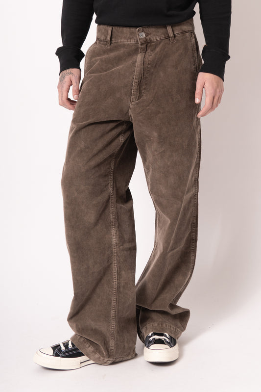 Wide Chino Cord Old Brown