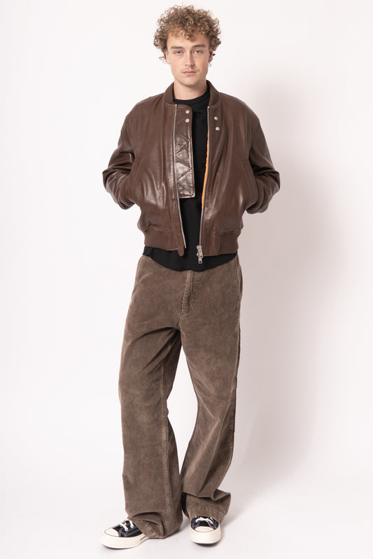 Leather Flight Jacket
