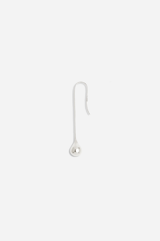 Daruta Long Drop Earrings Silver