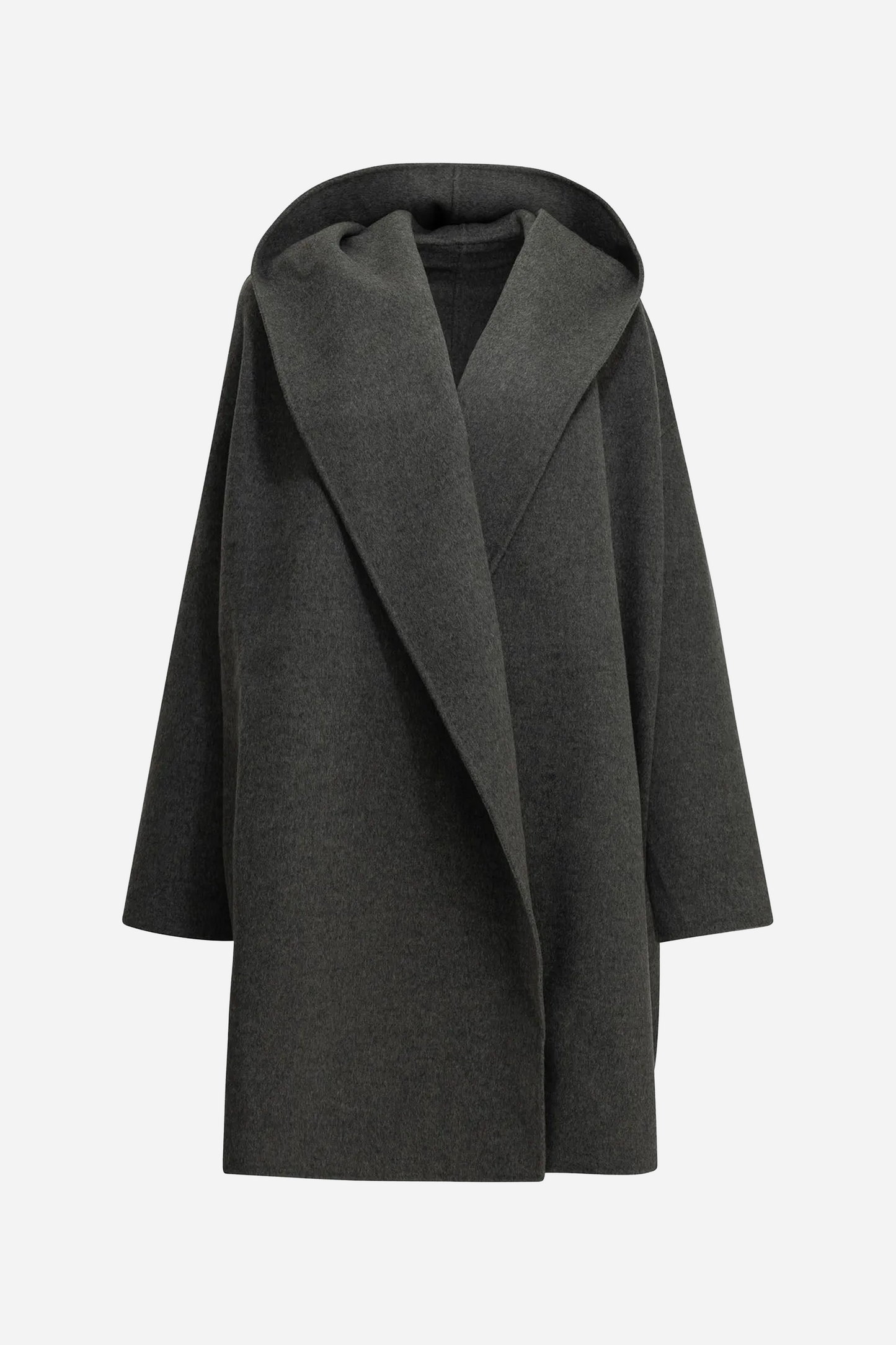 Hoodie Coat Pale Grey Melange