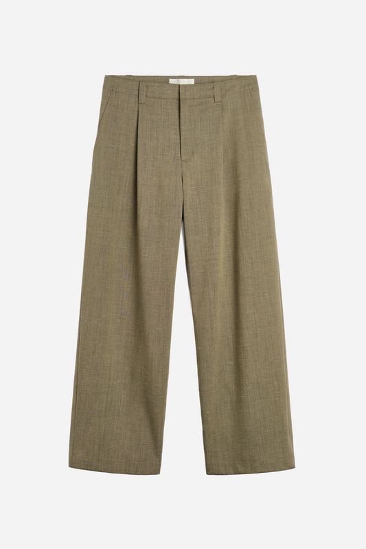 Still Chino Clay Flowy Fleck Wool