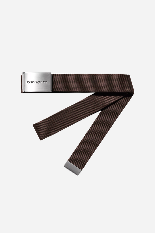 Clip Belt Chrome Black