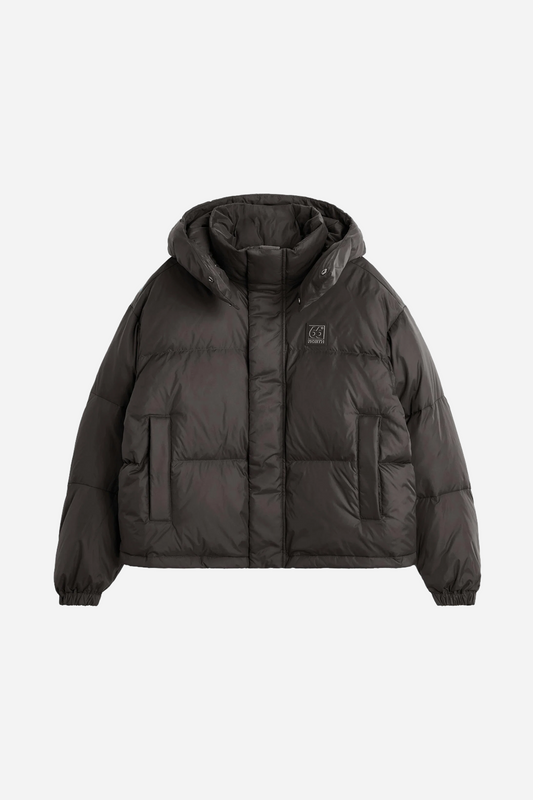 Dyngja Down Cropped Jacket Navy