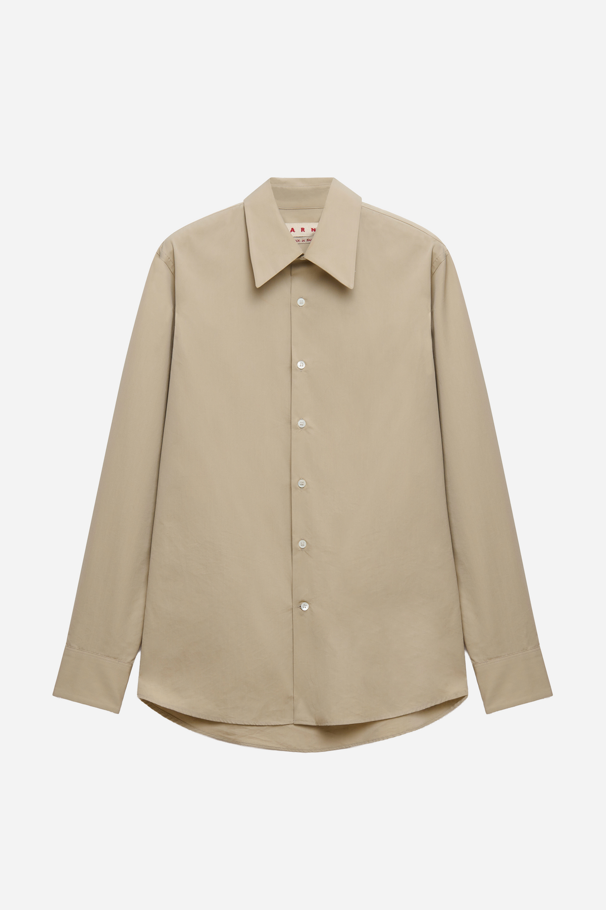 Poplin Shirt Beige