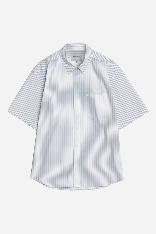 S/S Keene Shirt Keene Stripe White