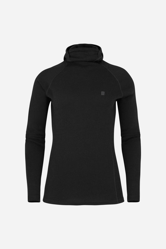 Basar Merino Wool Hoodie Black