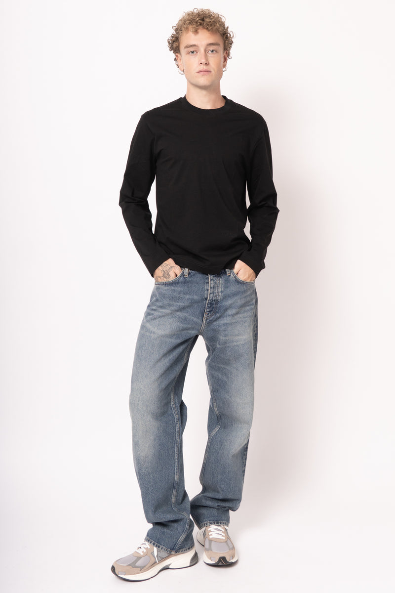 Seam L/S Tee Black