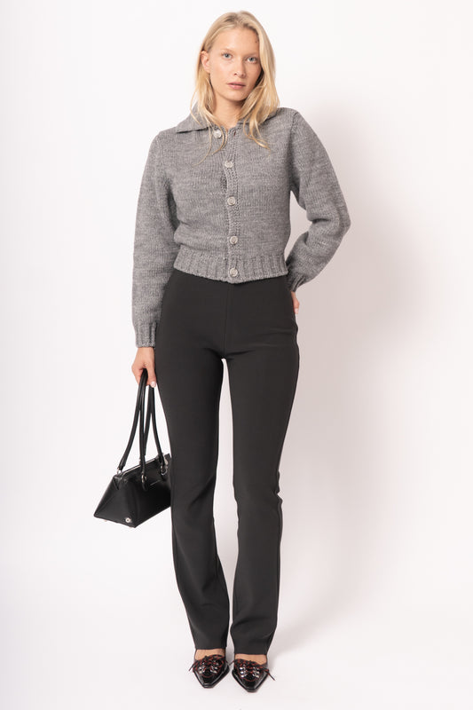 Chunky Cardigan Grey