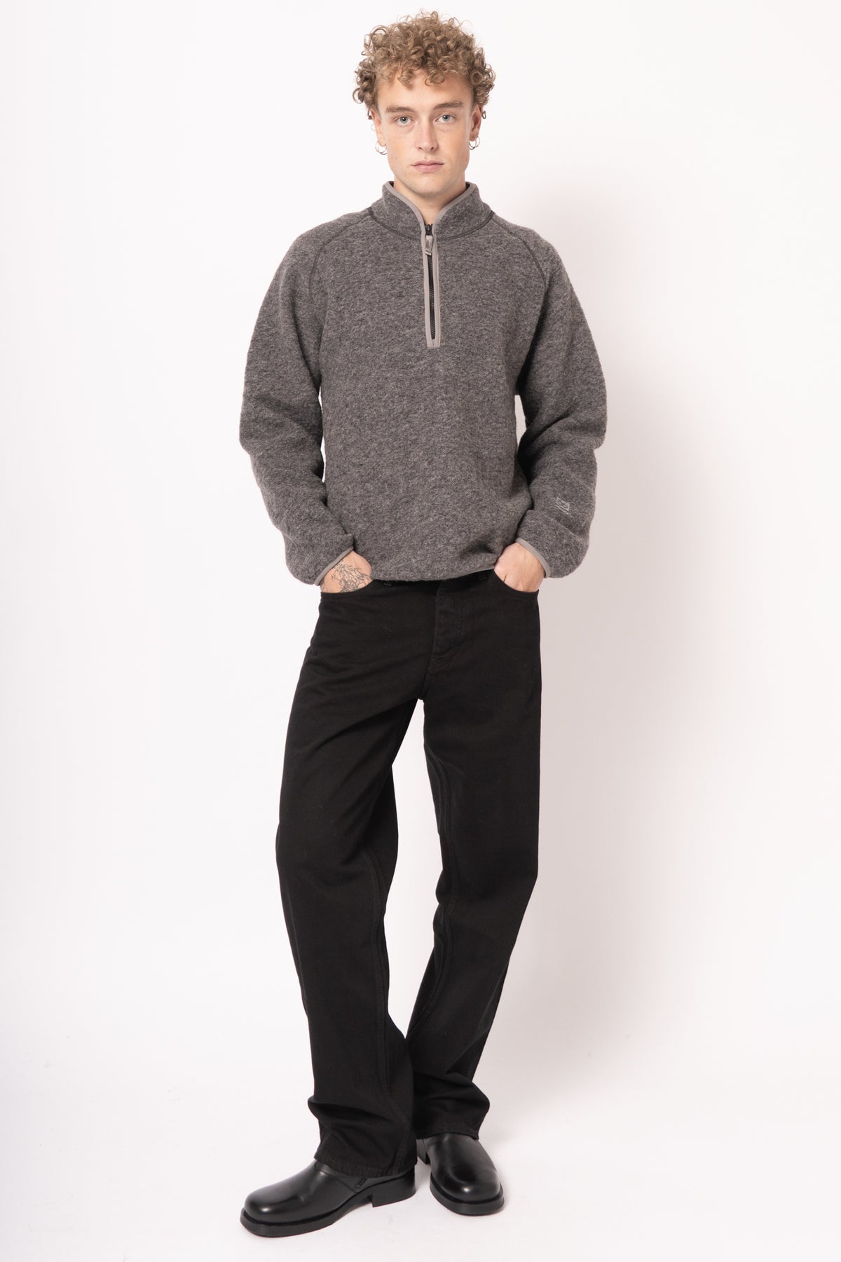Kaldi Half Zip Dark Brown