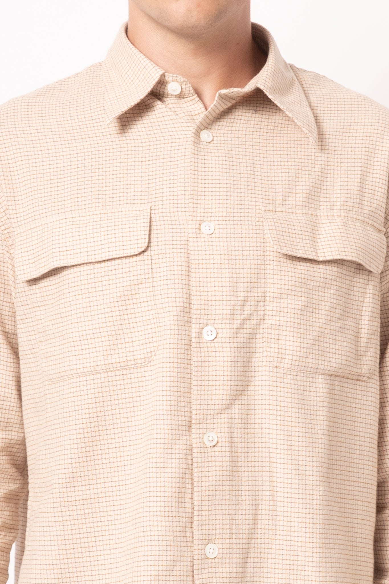 New Pocket Shirt Beige