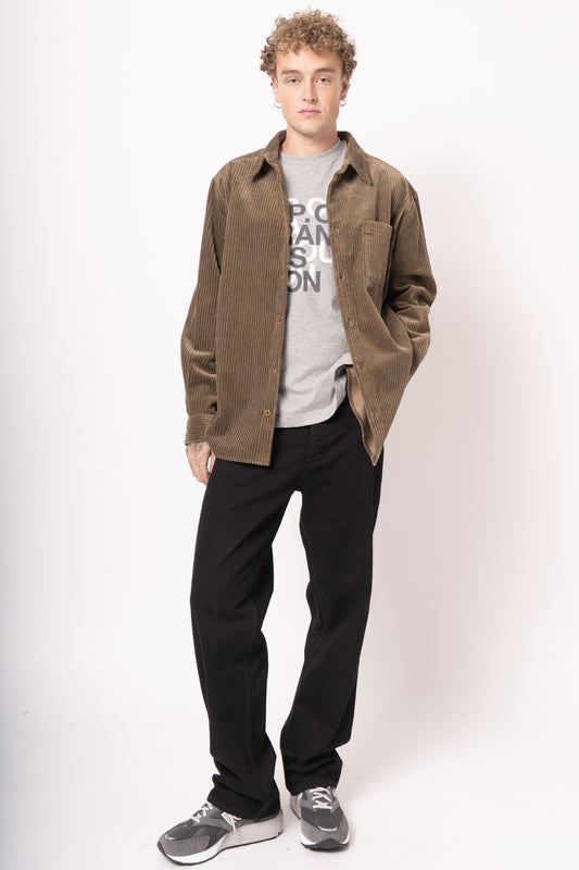 Malo Logo Shirt Taupe