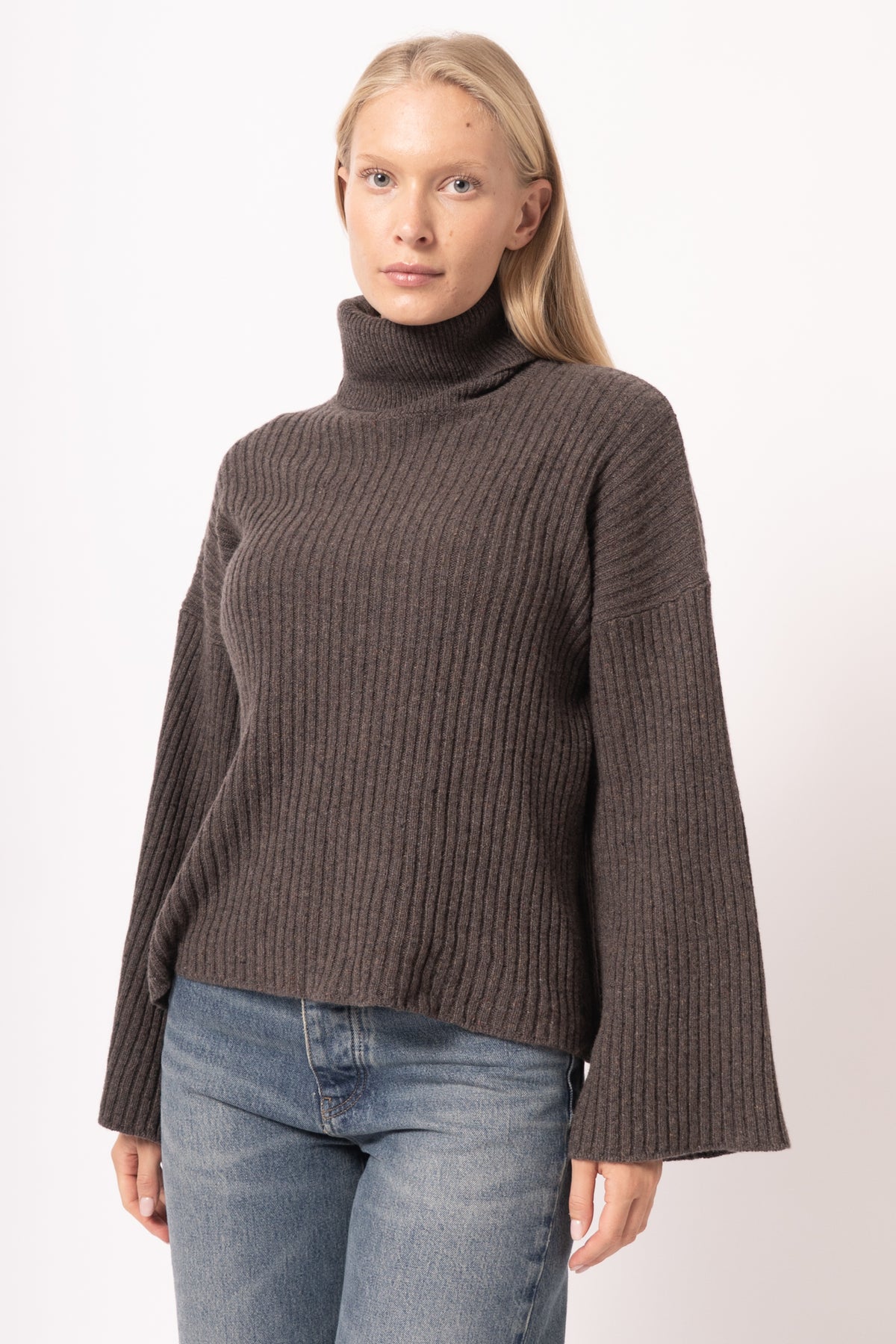 Ellen Cashmere T-Neck Sweater