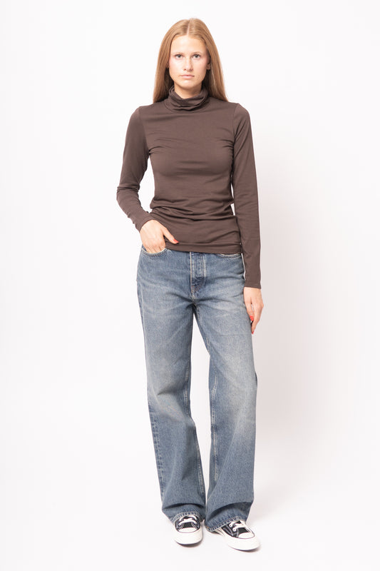 Megan Rollneck T-Shirt Seal Brown