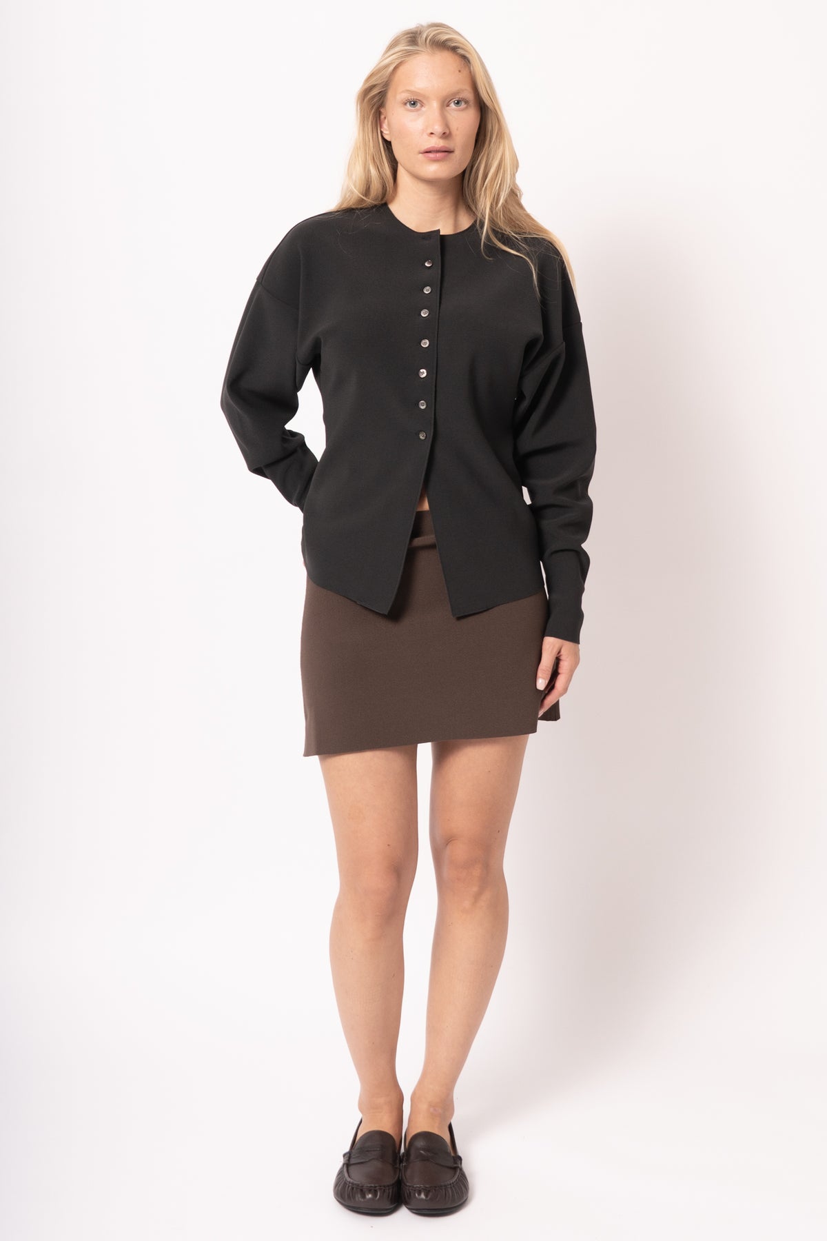 Lay3 Mini Skirt Cocoa Brown