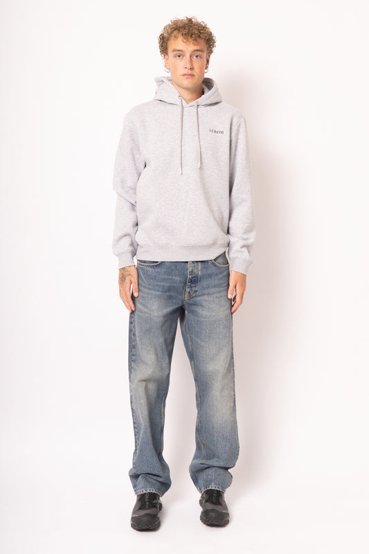 Noahst Logo Sweatshirt Grey Melange