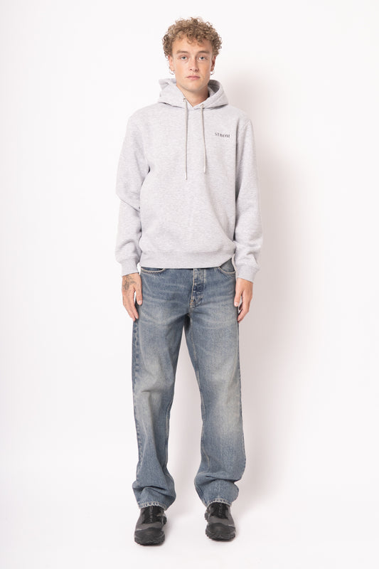 Noahst Logo Sweatshirt Grey Melange